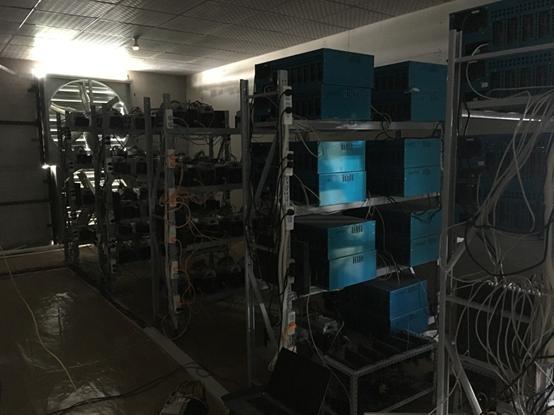 High-performance X11-specific mining rig setup in a mining facility