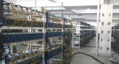 A modern mining rig showcasing its intricate components